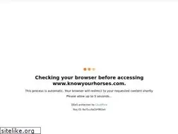 Sites similar to knowyourhorses.com