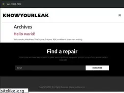 Sites similar to knowyourleak.com