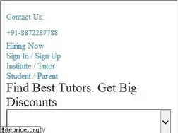 Sites similar to knowyourtutor.com