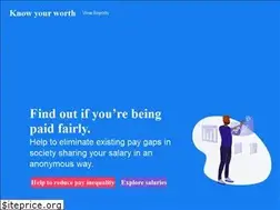 Sites similar to knowyourworth.site