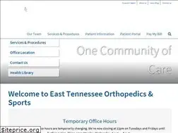 Sites similar to knoxorthopedic.com