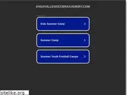 Sites similar to knoxvillesocceracademy.com