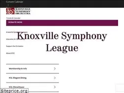 Sites similar to knoxvillesymphonyleague.org