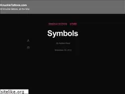 Sites similar to knuckletattoos.com