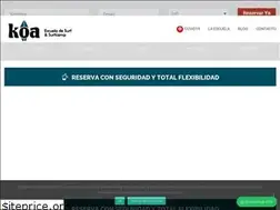 Sites similar to koaescueladesurf.com