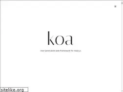 Sites similar to koajs.com