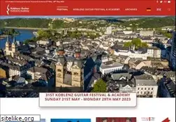 Sites similar to koblenzguitarfestival.de