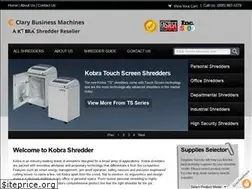 Sites similar to kobra-shredder.com