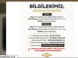 Sites similar to kocakbaklava.com