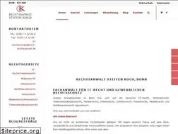 Sites similar to koch-rechtsanwalt.de