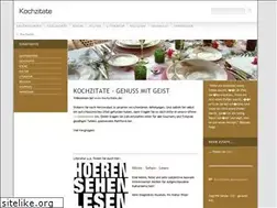 Sites similar to kochzitate.de