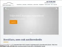 Sites similar to kocsiguru.hu