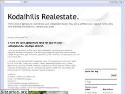 Sites similar to kodaihillsrealestate.blogspot.com