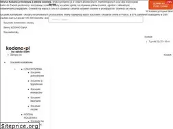 Sites similar to kodano.pl