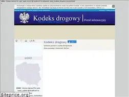 Sites similar to kodeks-drogowy.org