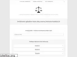Sites similar to kodeksai.lt