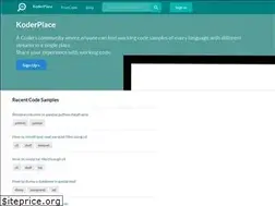 Sites similar to koderplace.com