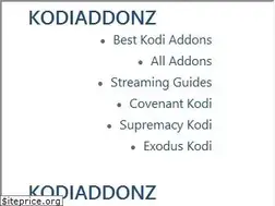 Sites similar to kodiaddonz.com