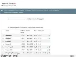 Sites similar to kodikos-klisis.info