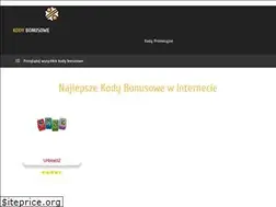 Sites similar to kody-bonusowe.com