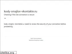 Sites similar to kody-smajlov-vkontakte.ru