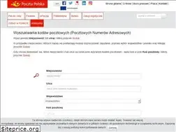 Sites similar to kody.poczta-polska.pl