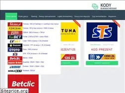 Sites similar to kodybukmacherskie.pl