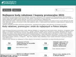 Sites similar to kodyrabatowe-promocyjny.com