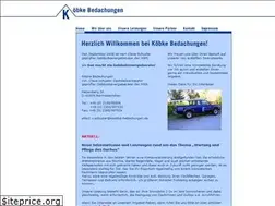 Sites similar to koebke-bedachungen.de