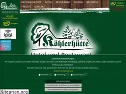 Sites similar to koehlerhuette.com
