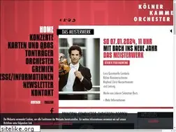 Sites similar to koelner-kammerorchester.de