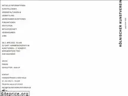Sites similar to koelnischerkunstverein.de