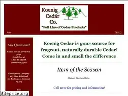 Sites similar to koenigcedar.com