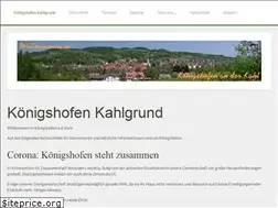 Sites similar to koenigshofen-kahlgrund.de