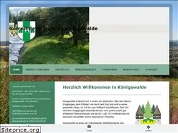 Sites similar to koenigswalde.de