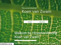 Sites similar to koenvanzwamhoveniers.com