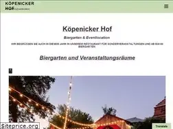 Sites similar to koepenicker-hof.de