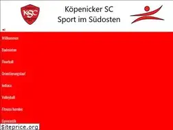 Sites similar to koepenickersc.de