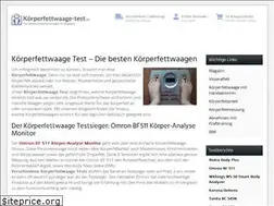 Sites similar to koerperfettwaage-test.de