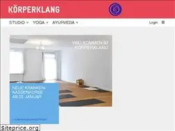 Sites similar to koerperklang-yoga.de