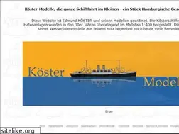 Sites similar to koesterschiffe.de