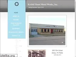 Sites similar to kofahlsheetmetal.com