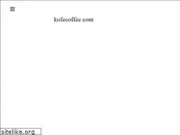Sites similar to kofecoffee.com