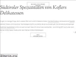 Sites similar to kofler-delikatessen.it