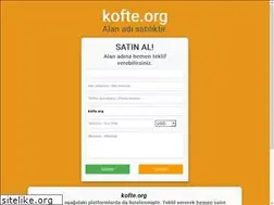 Sites similar to kofte.org