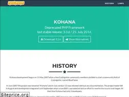 Sites similar to kohanaframework.org