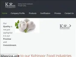 Sites similar to kohinoorfoodindustries.com