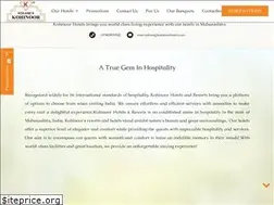 Sites similar to kohinoorhotels.com