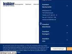 Sites similar to kohler.de