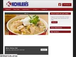 Sites similar to kohlersfoodstore.com
